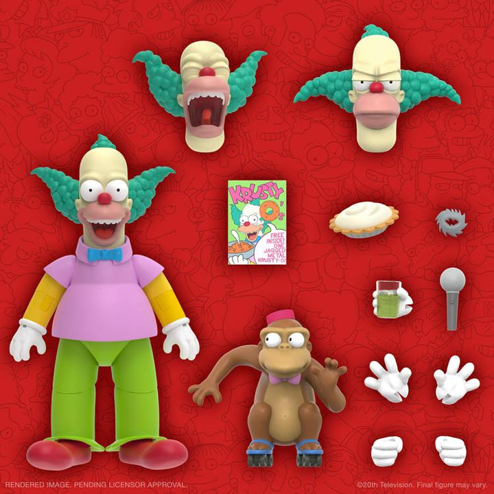 The Simpsons ULTIMATES! Krusty The Clown Action Figure