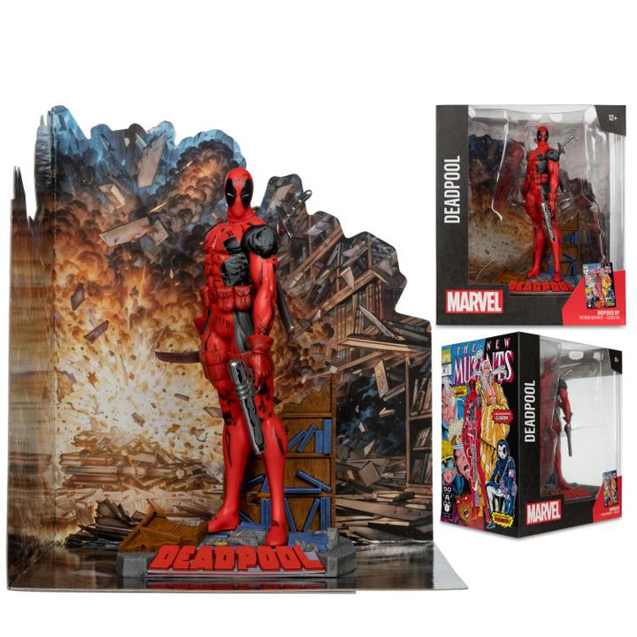 McFarlane Marvel Comics Deadpool (New Mutants #98) 1/10 Scale Figure