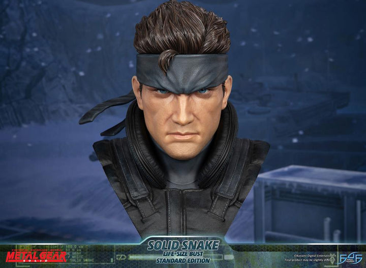 First4Figures Metal Gear Solid Solid Snake 1/1 Scale Life-Size Bust