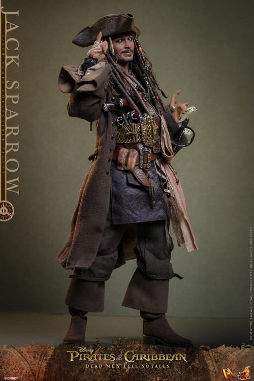 Hot Toys Pirates of the Caribbean Dead Men Tell No Tales Captain Jack Sparrow (Deluxe Version) 1/6th Scale Figure
