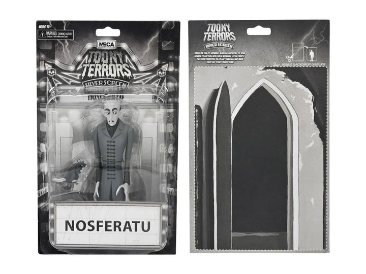NECA Nosferatu Symphony of Horror Count Orlok Toony Terrors Silver Screen Edition Action Figure