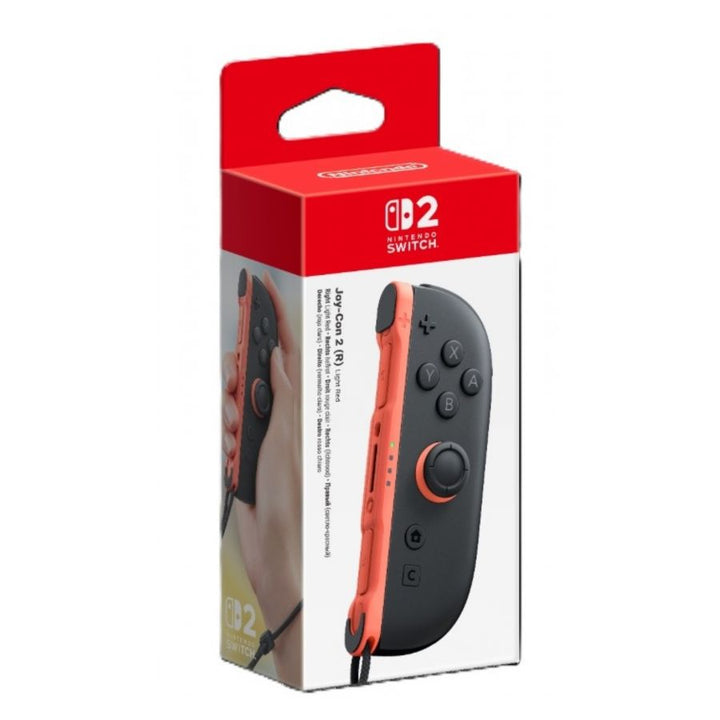 Nintendo Switch 2 Joy Con Right Controller Light Red