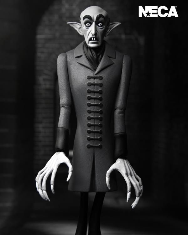 NECA Nosferatu Symphony of Horror Count Orlok Toony Terrors Silver Screen Edition Action Figure