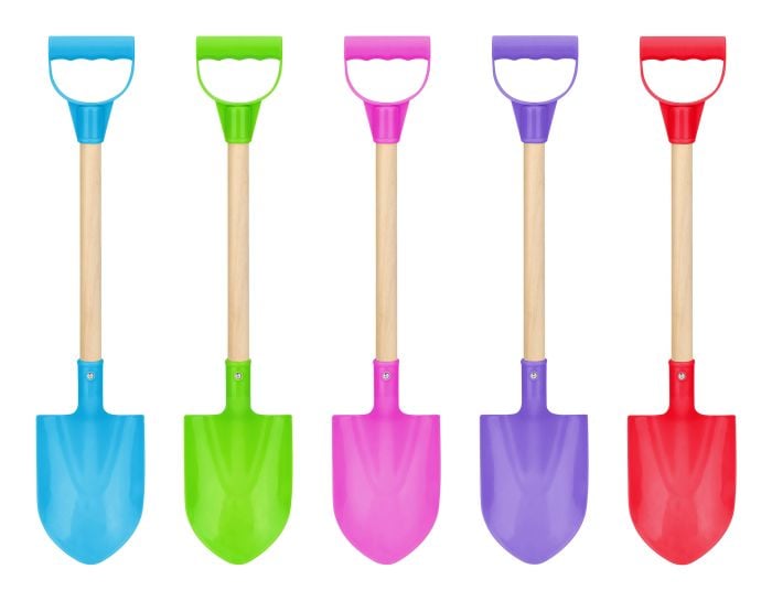 Yello Wooden Shaft Medium Super Sand Spade