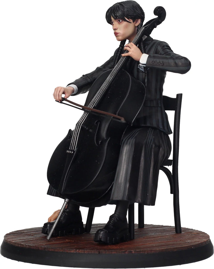 Official Wednesday Addams Wednesday With Cello Figure