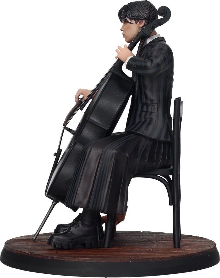 Official Wednesday Addams Wednesday With Cello Figure