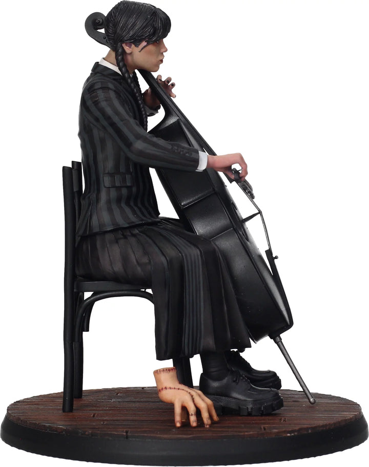 Official Wednesday Addams Wednesday With Cello Figure