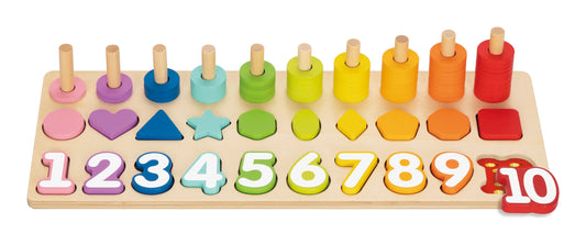 Wooden Counting Stacker