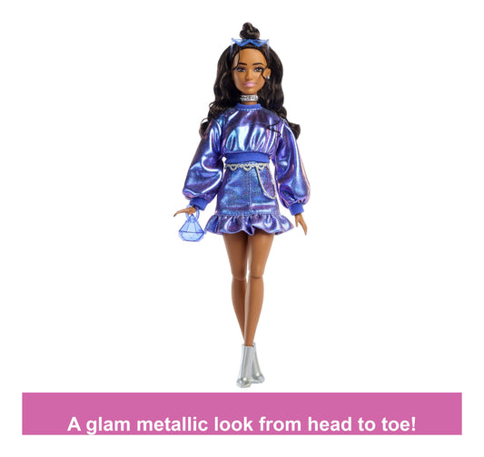 Barbie Deluxe Style Metalic - Blue Sweater - Image