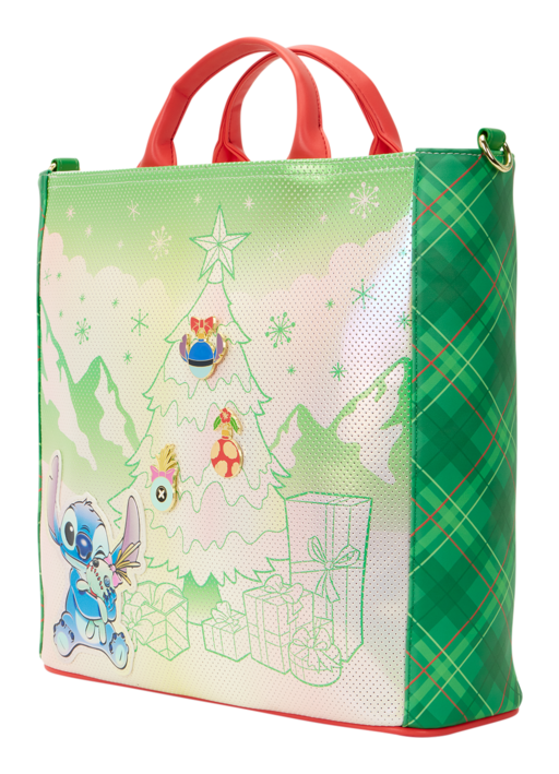 Loungefly - Lilo & Stitch Holiday Tote Bag - Image