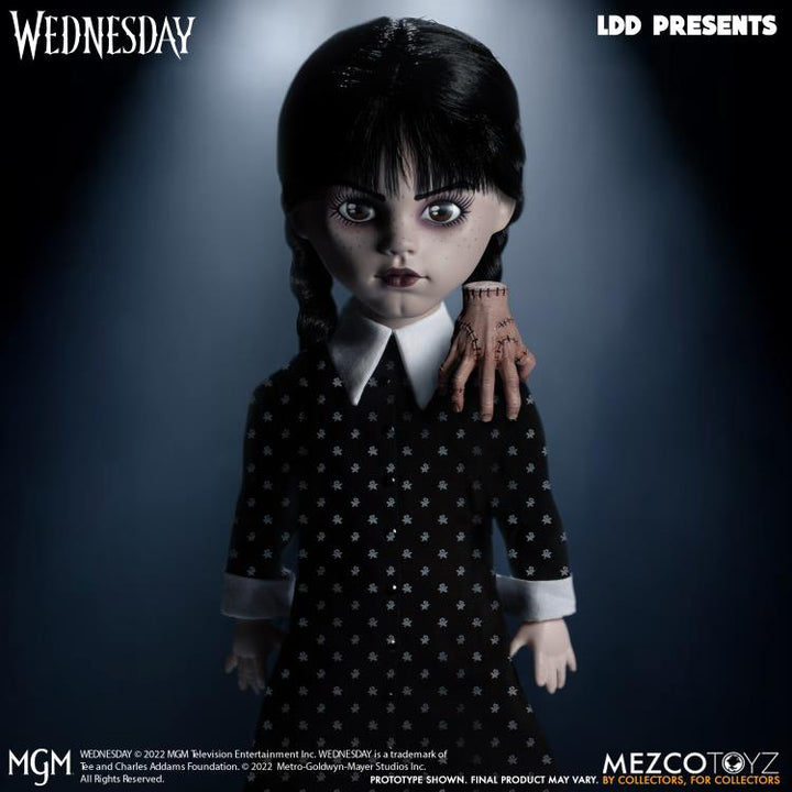 Mezco Living Dead Dolls Adams Family Wednesday and The Thing 10" Figure