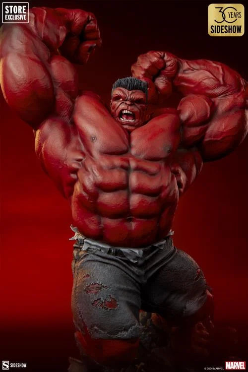 Sideshow Marvel Premium Format Red Hulk (Thunderbolt Ross) Exclusive 29" Statue