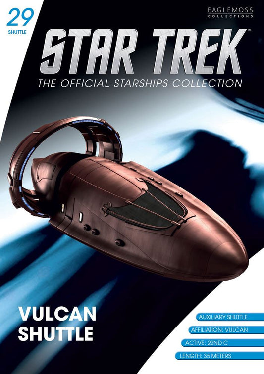 Vulcan Shuttle Shuttlecraft Model Diecast Ship (Eaglemoss / Star Trek), alternate view