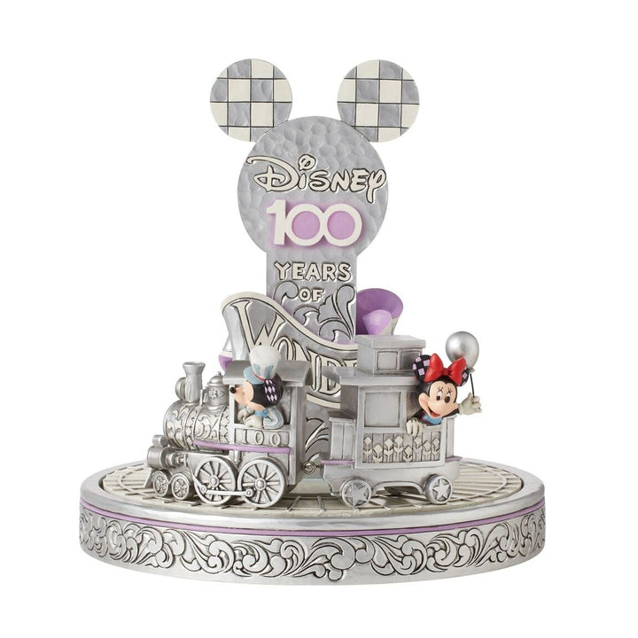 Official Disney Traditions Jim Shore All Aboard The Centennial Train 100 Years of Wonder Train Figurine