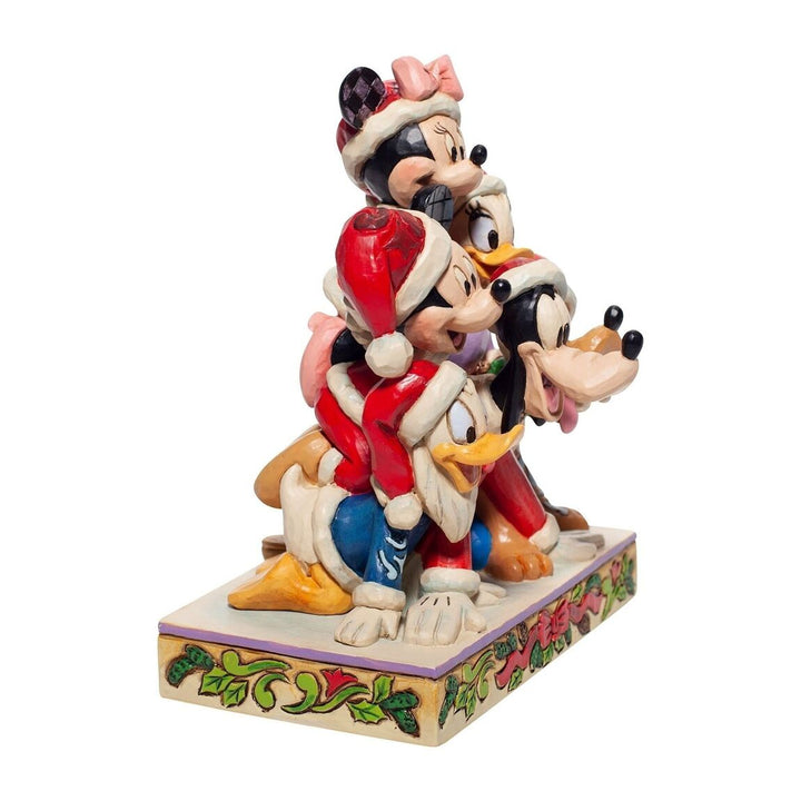 Official Disney Traditions Jim Shore Mickey & Friends Holiday Cheer