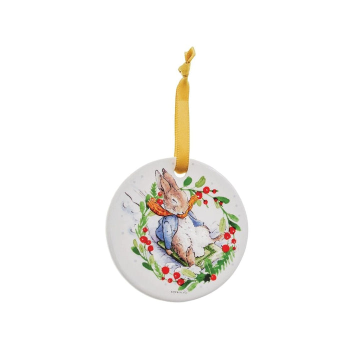 Official Beatrix Potter Peter Rabbit Ceramic Hanging Ornaments (Set of 4)