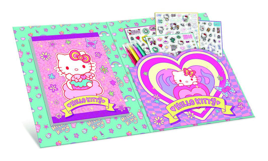 Hello Kitty Sticker Colouring Book in CDU - Image