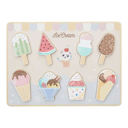 Wooden Ice Cream Puzzle
