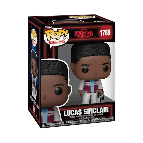 Lucas Sinclair with Boombox Stranger Things Season 5 Funko P, alternate view