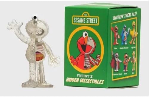 Mighty Jaxx XXRAY (Elmo Clear Glitter) Vinyl Art Collectible Figurine - Image 2