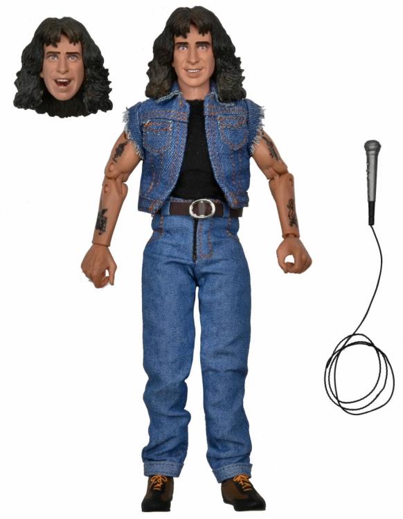 NECA AD/DC Bon Scott Highway To Hell 8" Clothed Action Figure