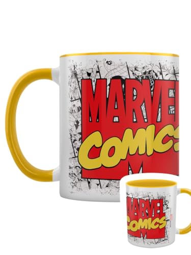 Marvel Comics Logo Coloured Inner Mug, alternate view