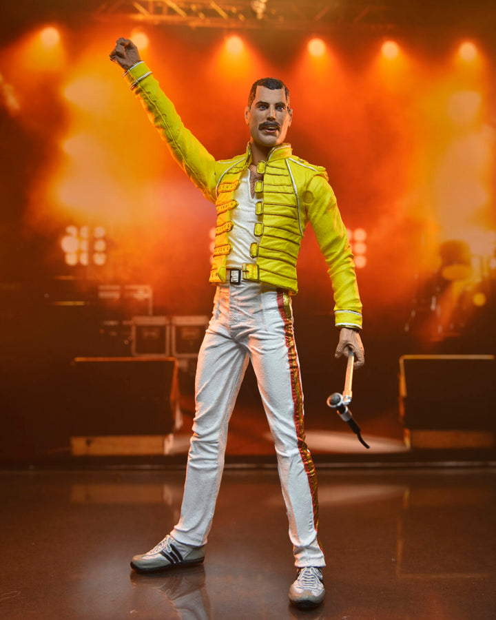 NECA Freddie Mercury (Yellow Jacket) Queen 7" Action Figure