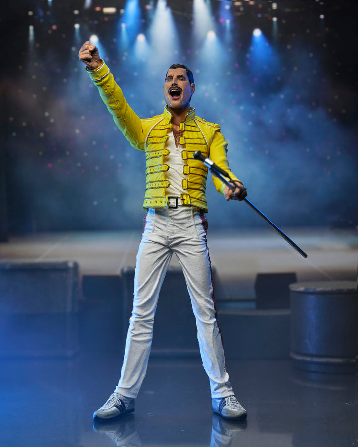 NECA Freddie Mercury (Yellow Jacket) Queen 7" Action Figure