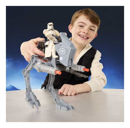 Star Wars ActionVerse AT-RT & Imperial Remnant AT-RT Driver - Image
