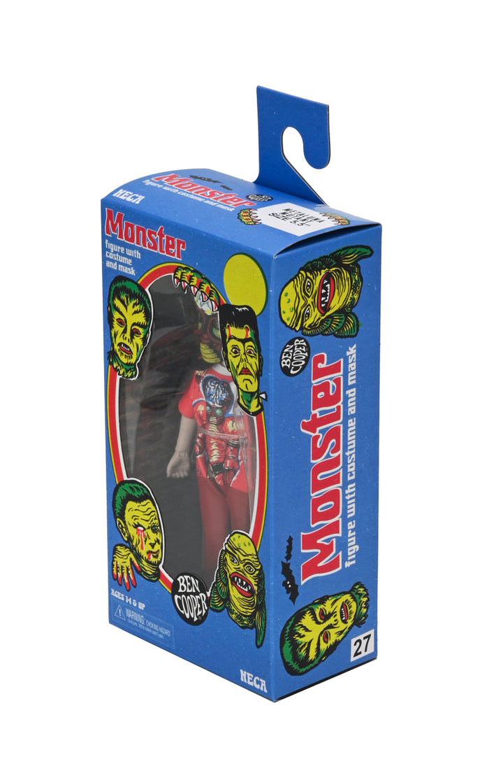 Ben Cooper Costume Series: 6" 5-Piece (Clown, Metaluna Mutant, Spooky Monster, Visible Man, Wolfman) Clothed Figures (Assortment - 1 Sent At Random)