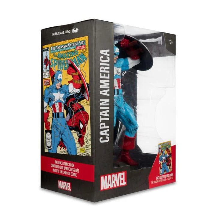 McFarlane Marvel Comics Captain America (The Amazing Spider-Man #323) 1/6 Scale Figure