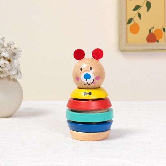 Wooden Bear Shape Tower