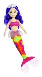 Aurora Harmony Sea Sparkles Mermaid Plush Toy 18in