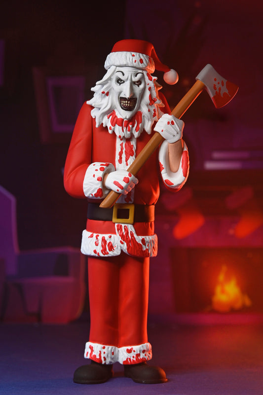 Terrifier 3 Santa Art the Clown Toony Terrors figure front view