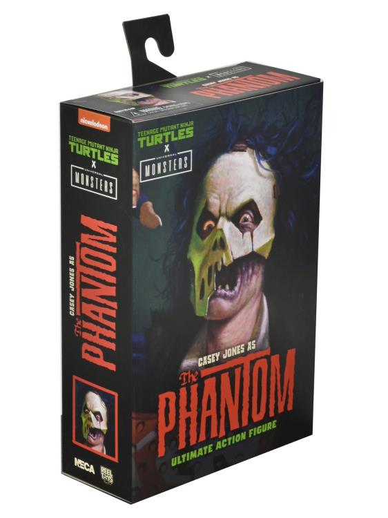 NECA Universal Monsters x Teenage Mutant Ninja Turtles Ultimate Casey Jones as The Phantom 7" Action Figure