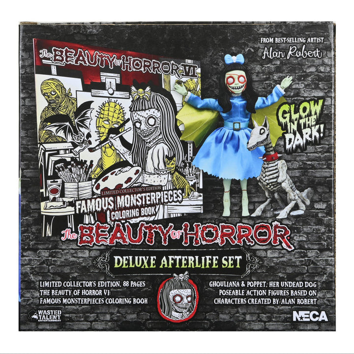 Beauty of Horror: Ghouliana & Poppet with Limited-Edition Colouring Book Signed by Alan Robert8" Scale Clothed Action Figure (Pre-Order January 2026)