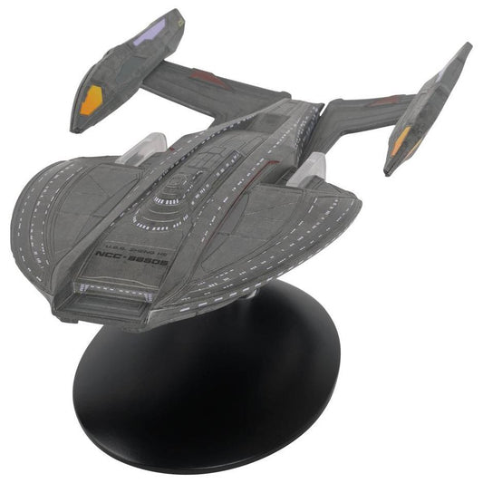 U.S.S. Zheng He NCC-86505 (Inquiry-class, Short Nacelles) Model Diecast Ship Picard (Eaglemoss / Star Trek), alternate view