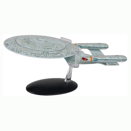 U.S.S. Enterprise NCC-1701-D (Galaxy-class) XL EDITION Die-cast Model Ship (Eaglemoss / Star Trek), alternate view