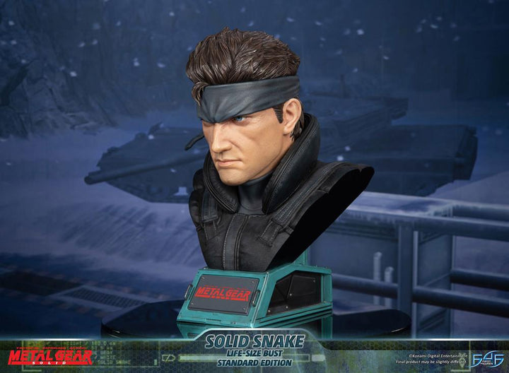 First4Figures Metal Gear Solid Solid Snake 1/1 Scale Life-Size Bust