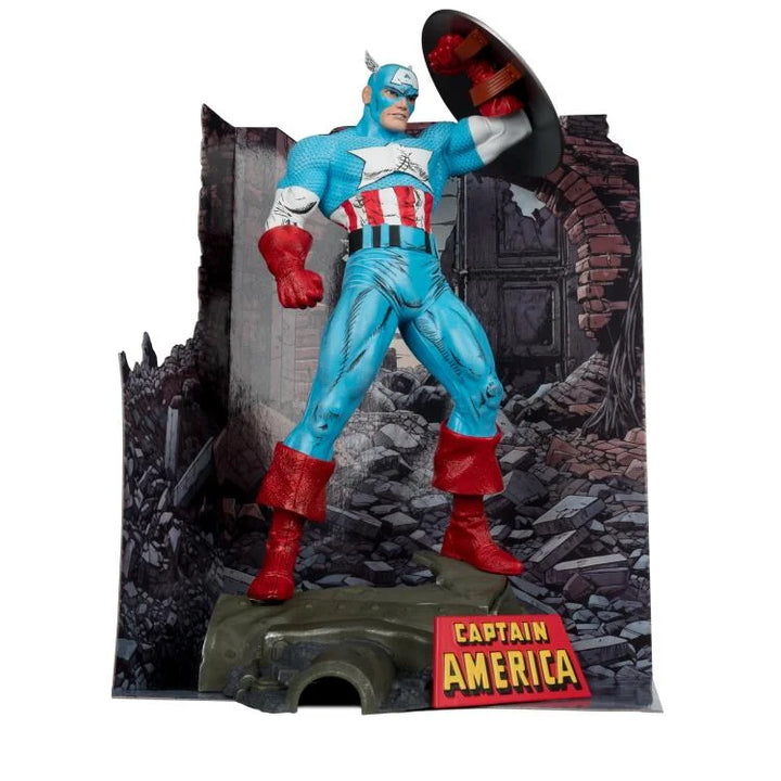 McFarlane Marvel Comics Captain America (The Amazing Spider-Man #323) 1/6 Scale Figure