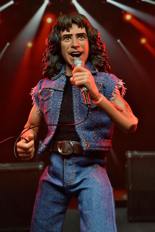 NECA AD/DC Bon Scott Highway To Hell 8" Clothed Action Figure