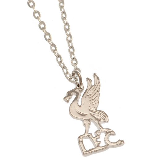 Liverpool FC Silver Plated Pendant & Chain LB, alternate view