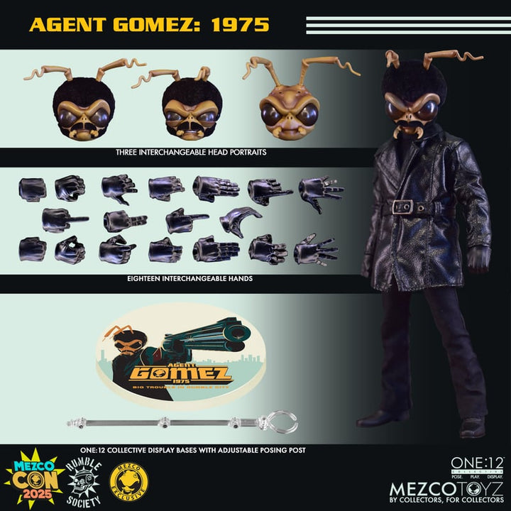 Agent Gomez: 1975 Edition ONE:12 Collective SDCC Exclusive (Pre-Order October 2025)