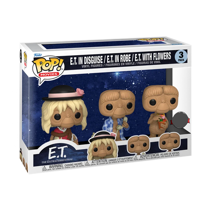 E.T. 3 Pack 40th Anniversary Funko Pop! Vinyl Figure