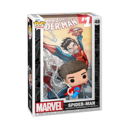 Funko Spider Man Marvel POP Comic Cover Vinyl Figure Amazing, alternate view