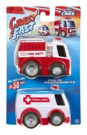 Little Tikes Crazy Fast Cars 2 Pack Racin Responders Vehicle Set