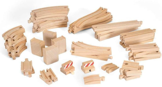 BRIO World 50 Piece Train Track Pack (33772) - Image 2