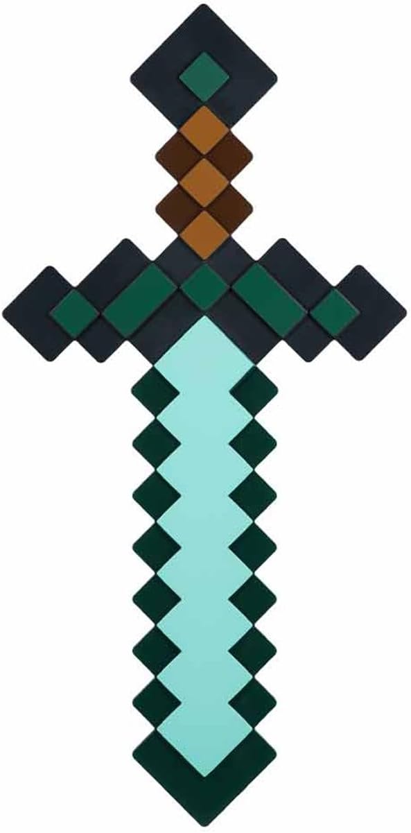 Minecraft Diamond Sword Light Up Lamp