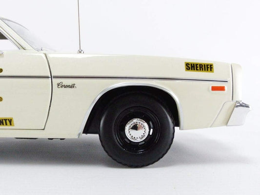 Greenlight Collectibles 1/18 The Dukes of Hazzard 1975 Dodge Coronet Sheriff