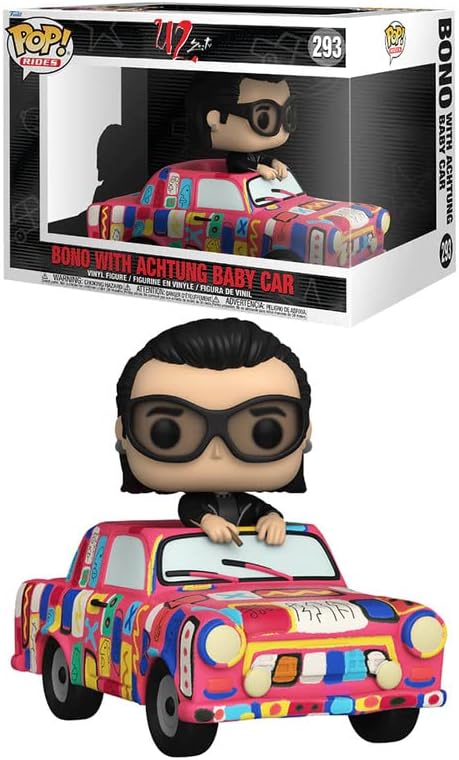 Bono with AB Car U2 Funko POP! Ride Super Deluxe Vinyl Figure
